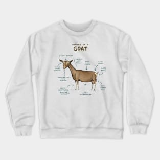 Anatomy of a Goat Crewneck Sweatshirt